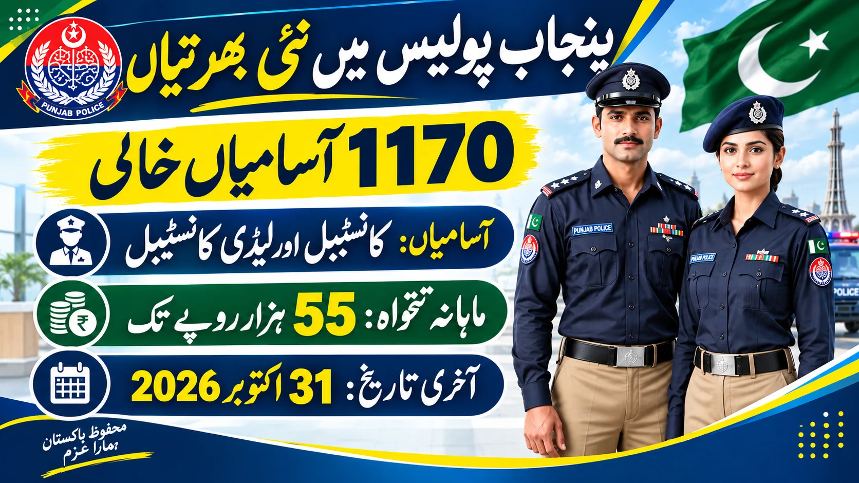 Punjab Police Constable Jobs 2026